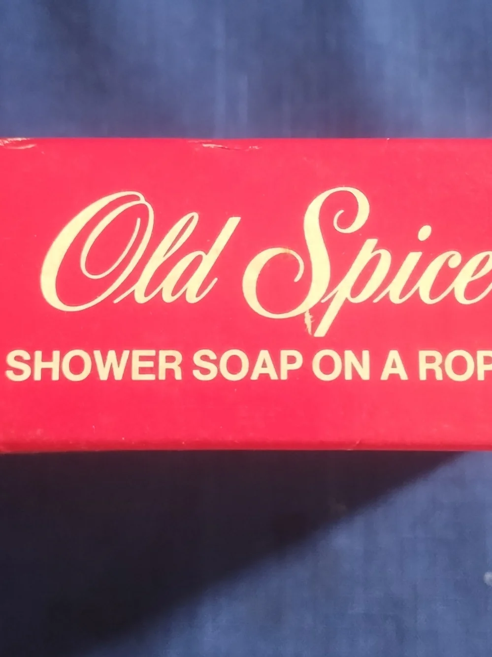 Vintage Old Spice Shower Soap on a Rope